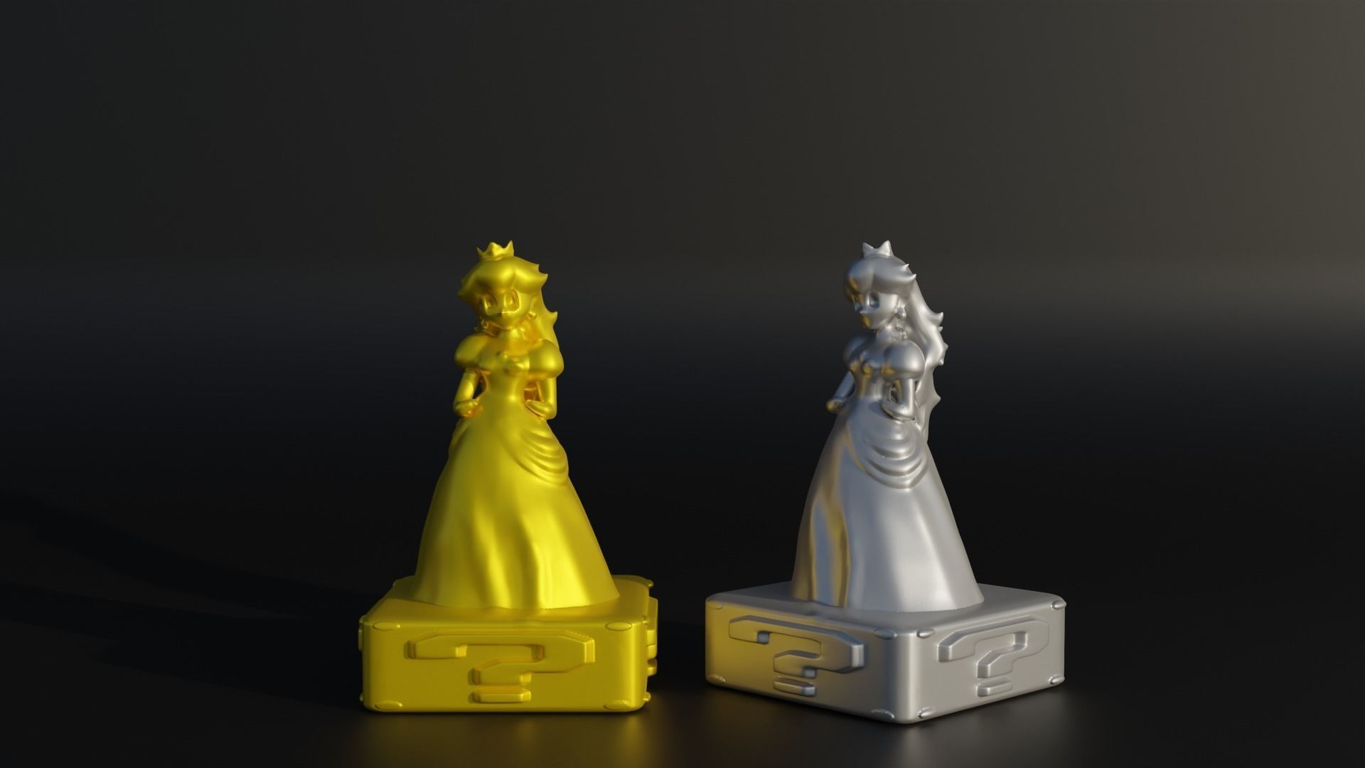 Super Mario Character Figure Chess Set - 6 Different Character 3D print model_6