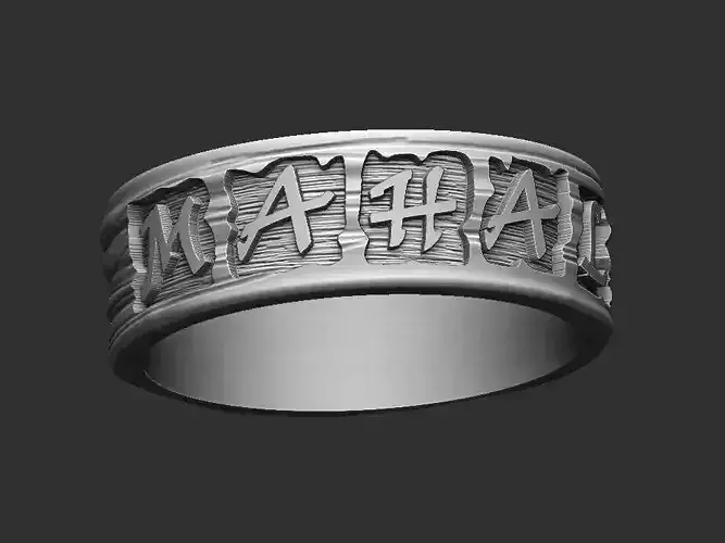 Mahalo - Gratitude - Ring 3D print model
