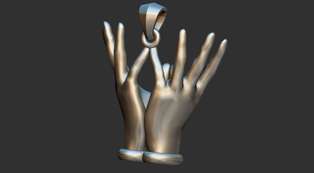 Lotus Hands 3D print model_8