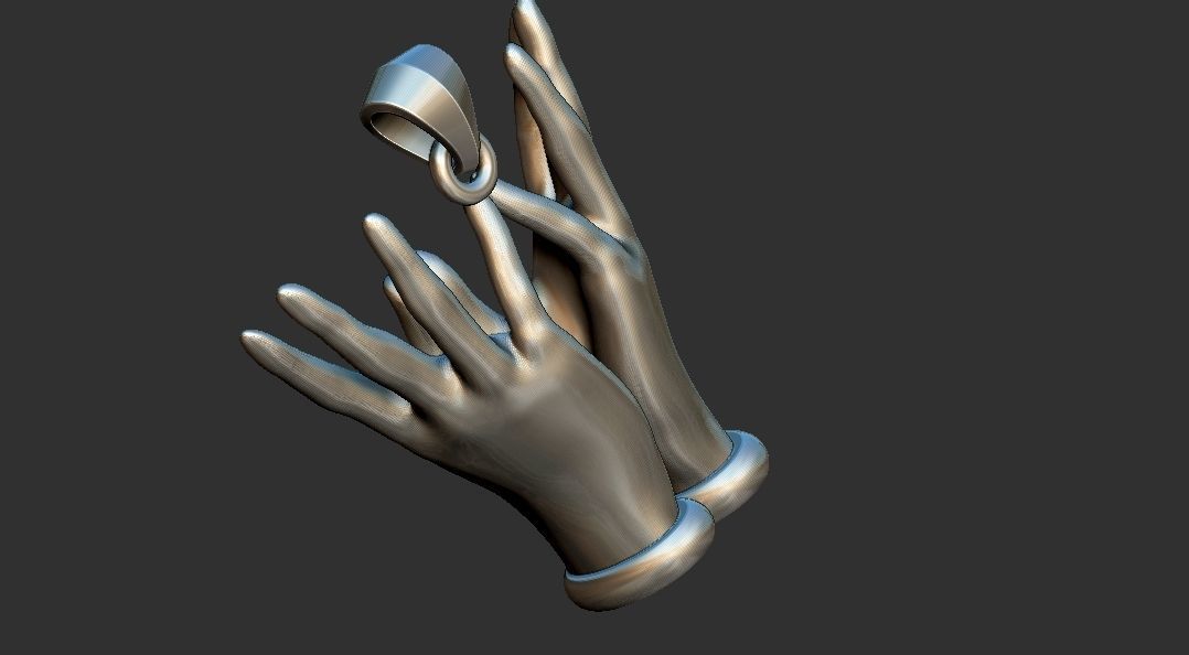 Lotus Hands 3D print model_19