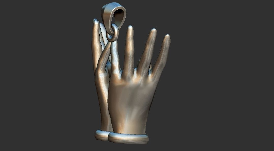 Lotus Hands 3D print model_7