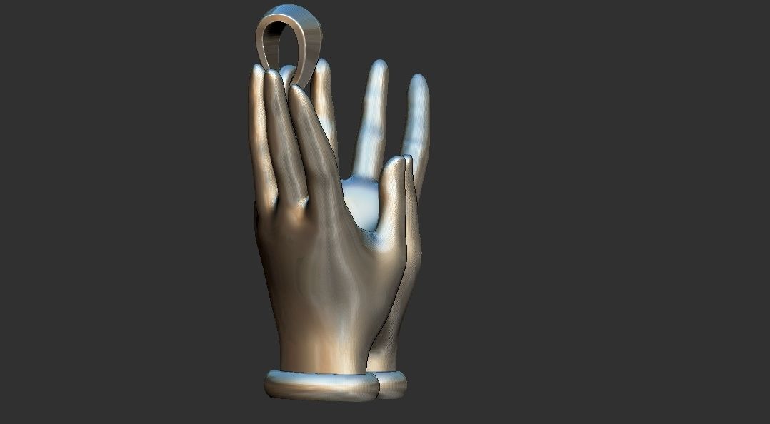 Lotus Hands 3D print model_5
