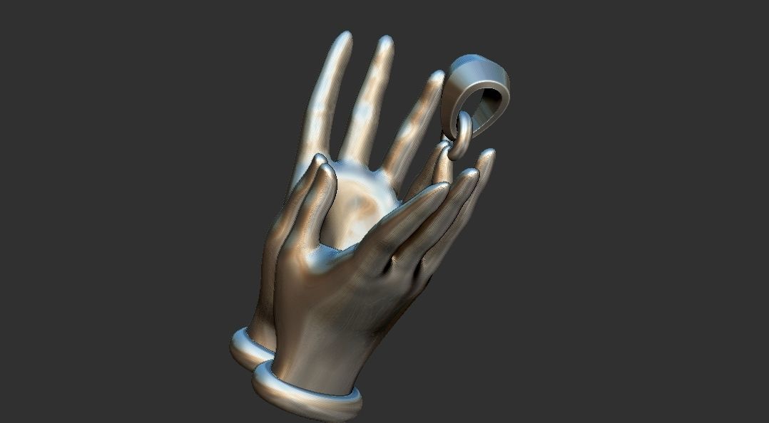 Lotus Hands 3D print model_12