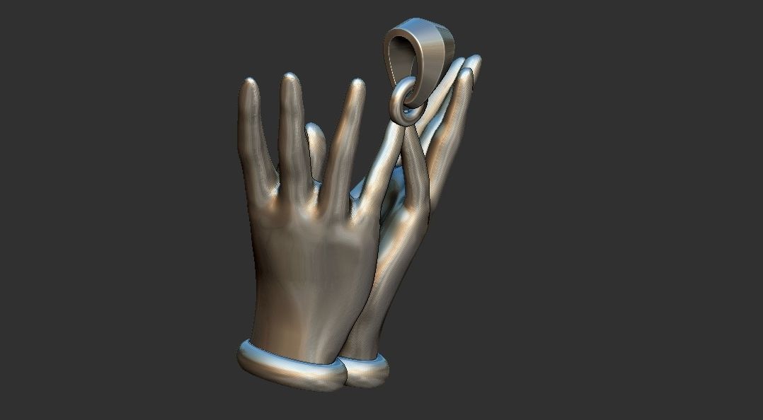 Lotus Hands 3D print model_10