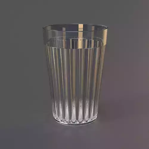 20-sided Faceted Drinking Glass