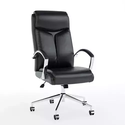 office chair black leather