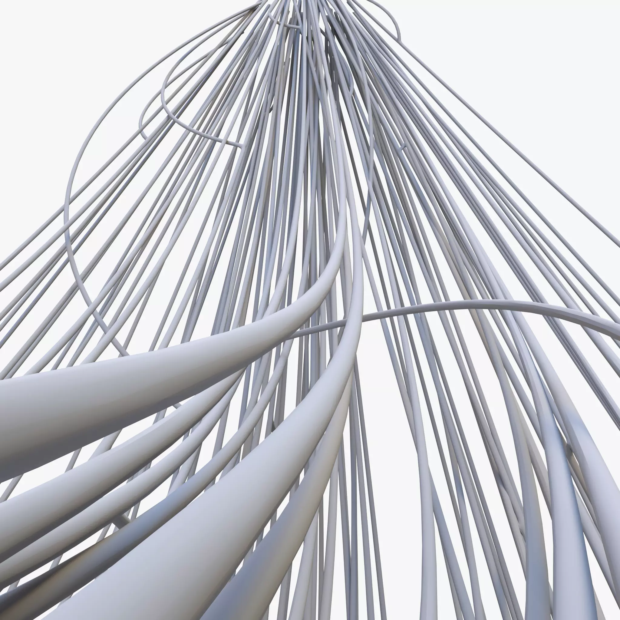 Cable Wire Web 3D model