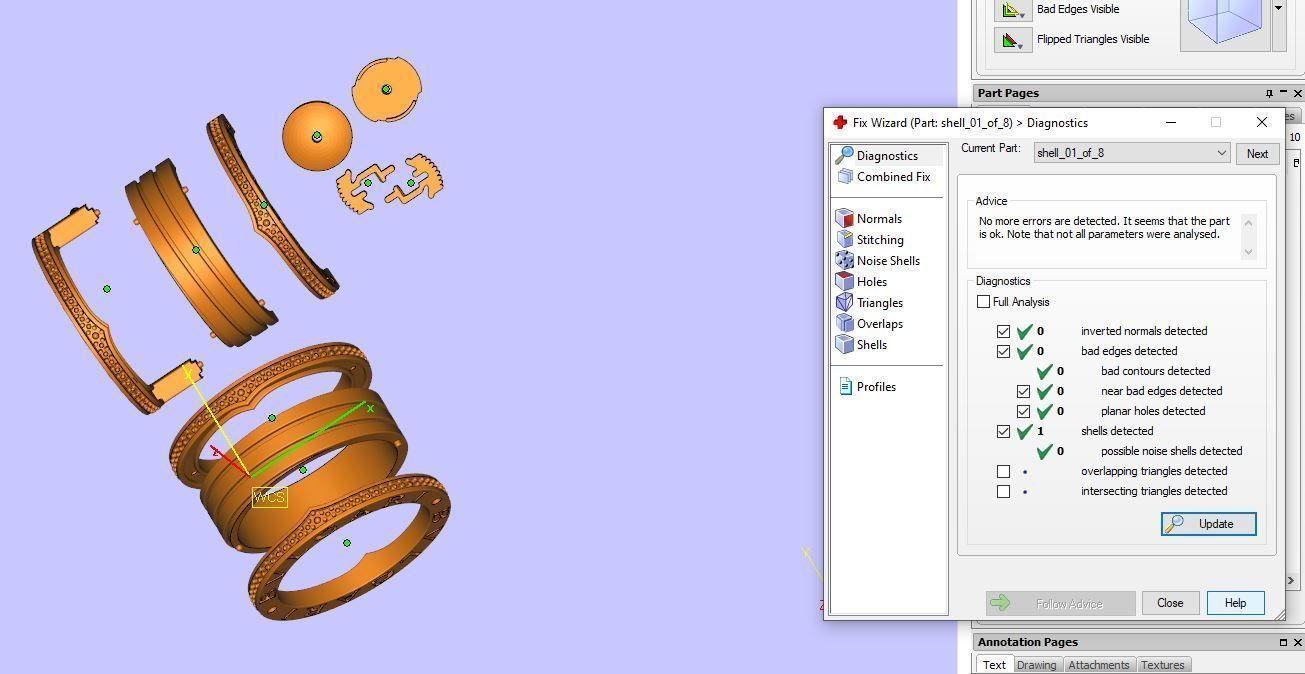 Ring and Earrings 3D print model_5