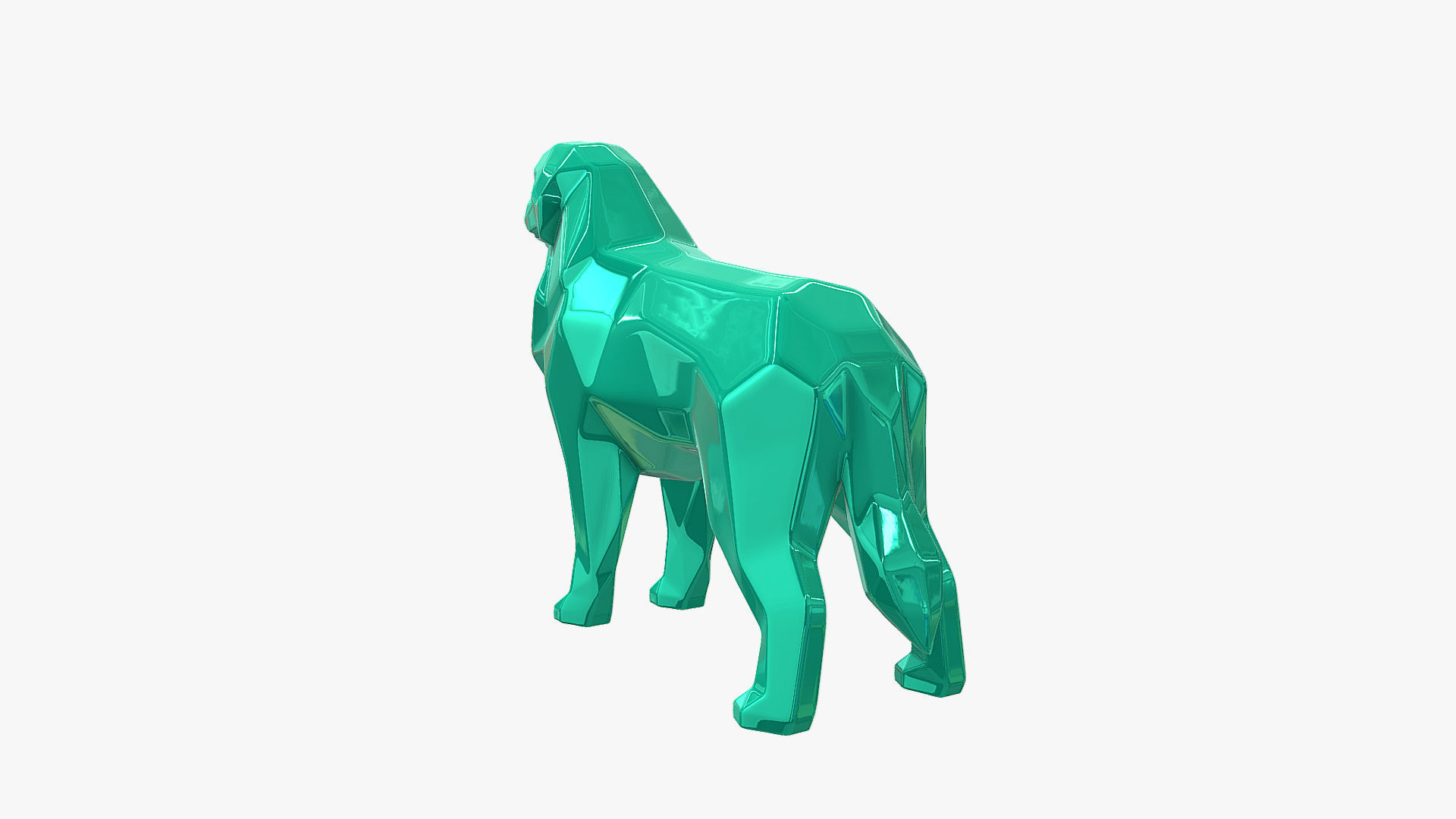 Pyrenean Mountain 3D print model_3