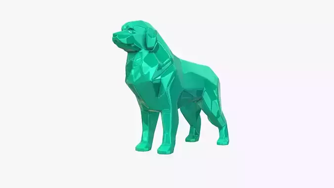 Pyrenean Mountain 3D print model