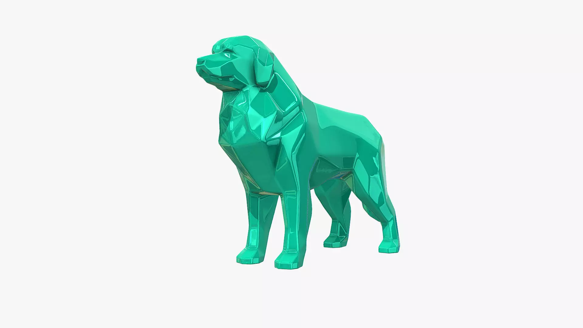 Pyrenean Mountain 3D print model_0