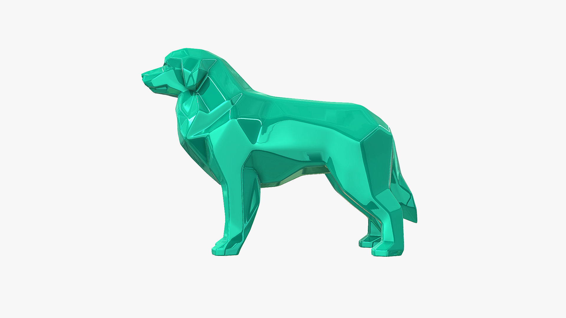 Pyrenean Mountain 3D print model_2