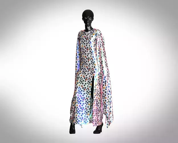 Girls-Iridescence Long Dress