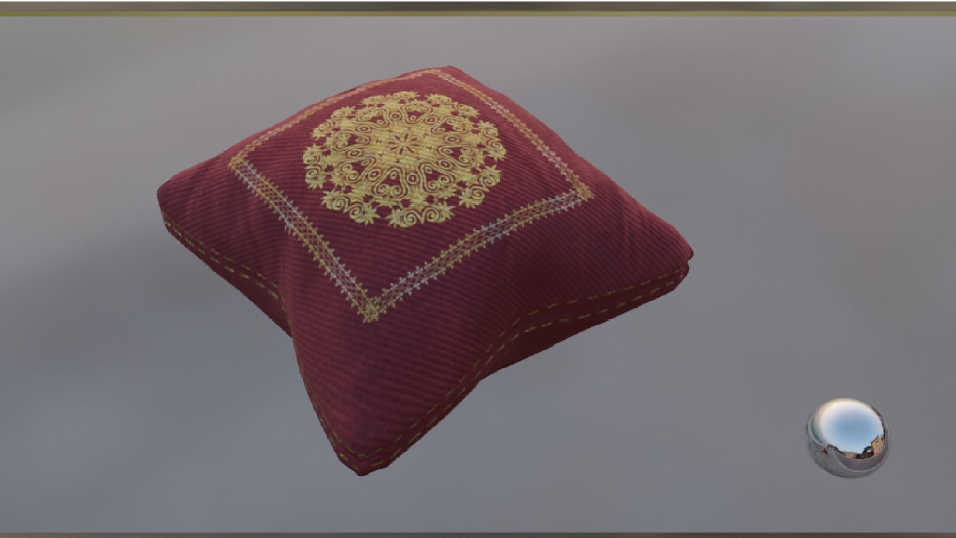 PILLOW SET Low-poly 3D model_22