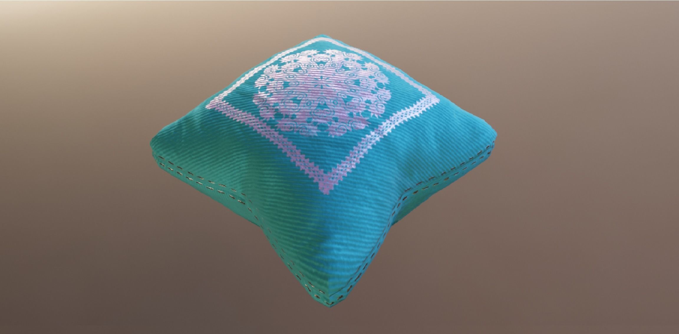 PILLOW SET Low-poly 3D model_90