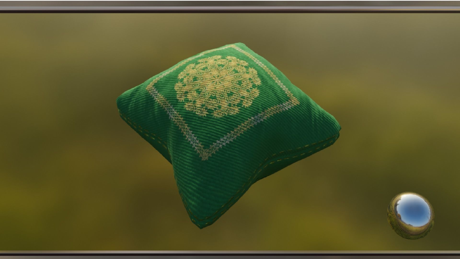 PILLOW SET Low-poly 3D model_46