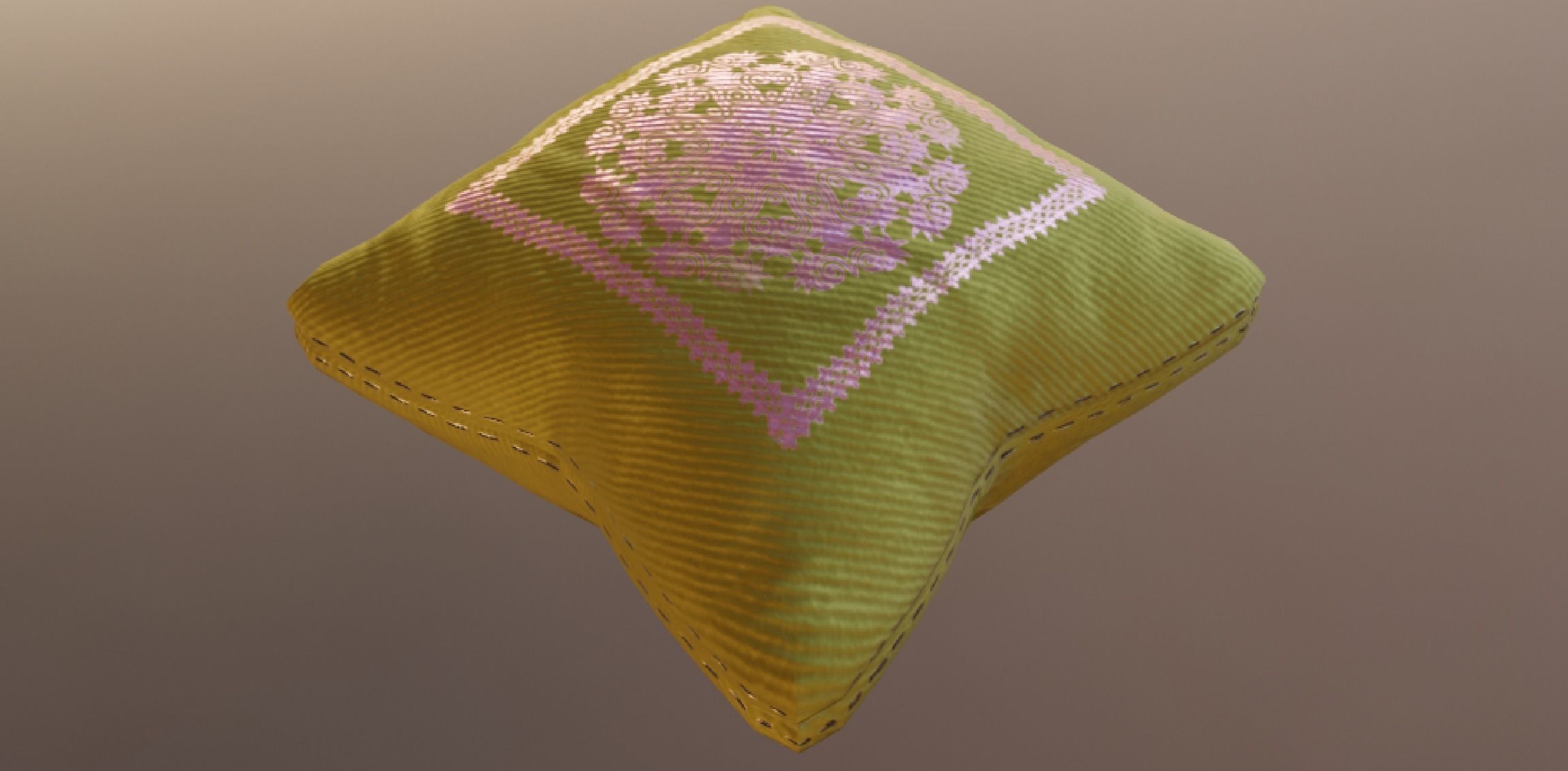 PILLOW SET Low-poly 3D model_88