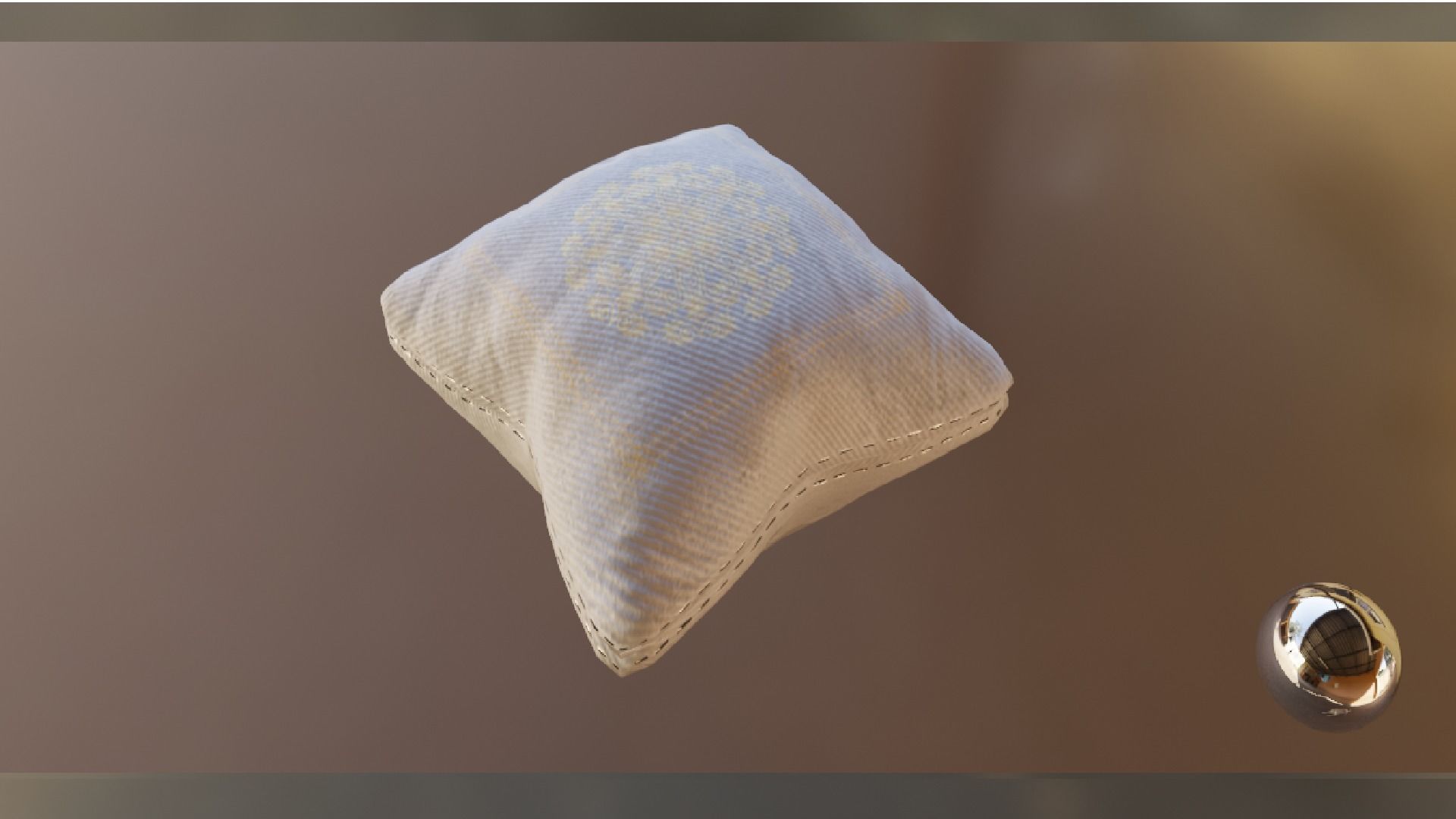 PILLOW SET Low-poly 3D model_34