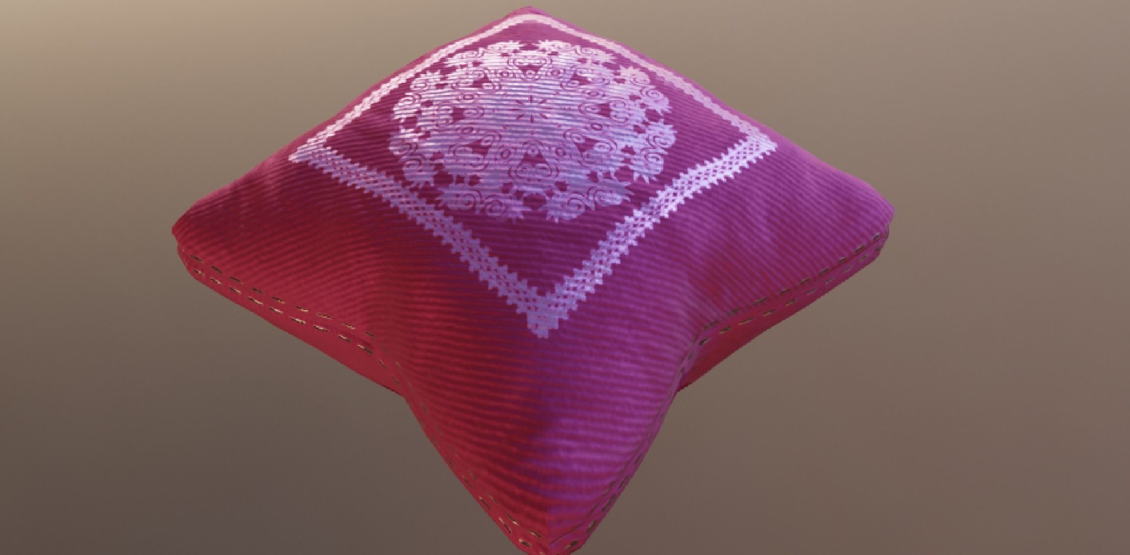 PILLOW SET Low-poly 3D model_76
