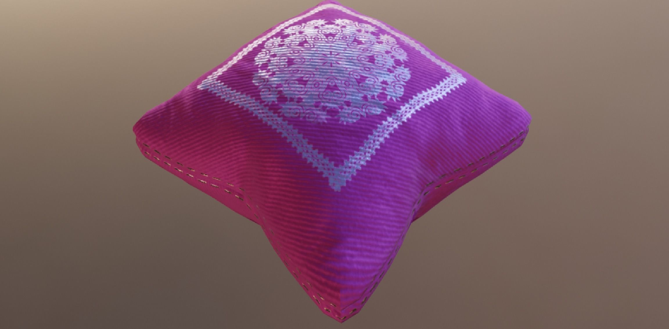 PILLOW SET Low-poly 3D model_87