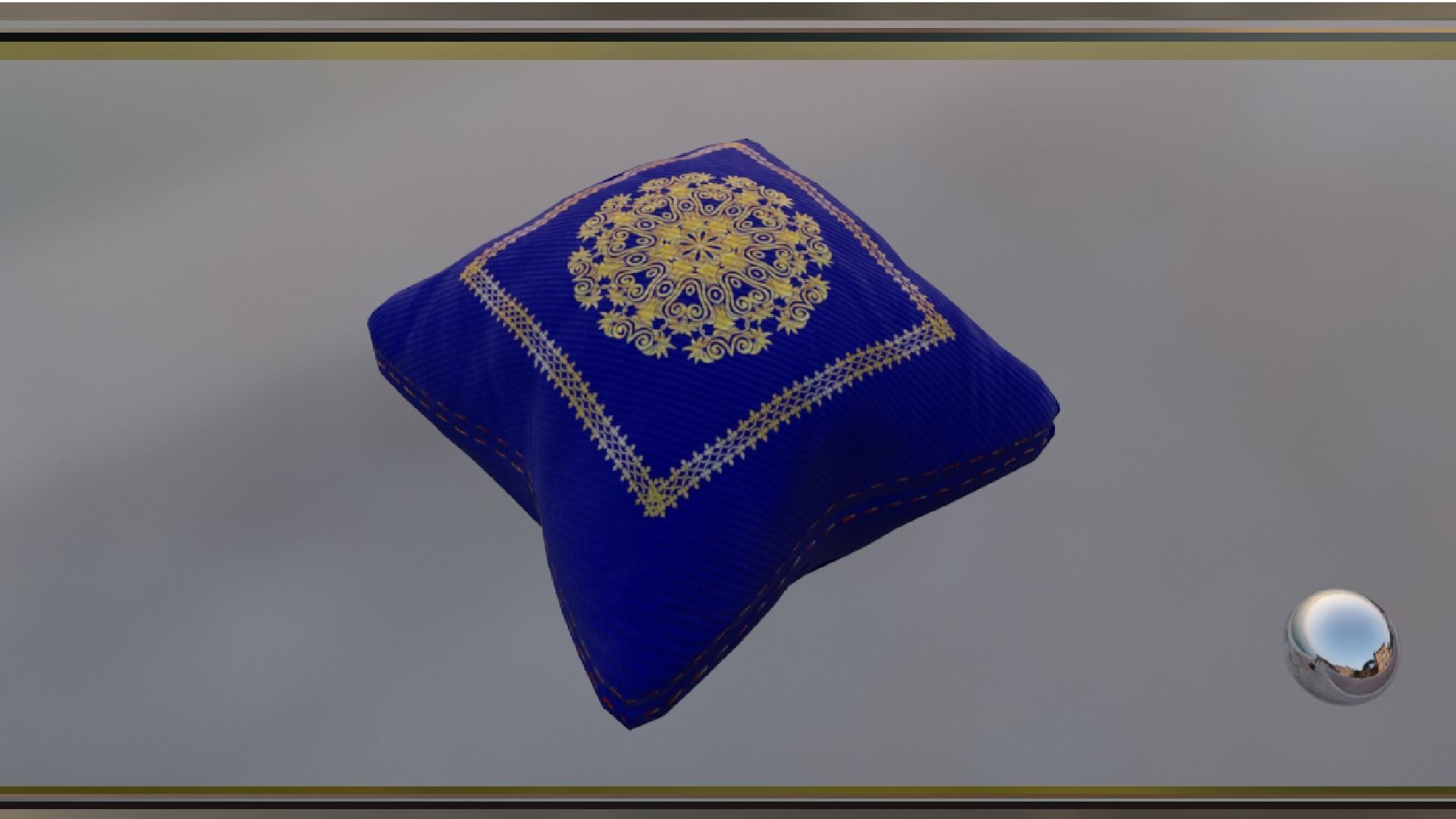 PILLOW SET Low-poly 3D model_30