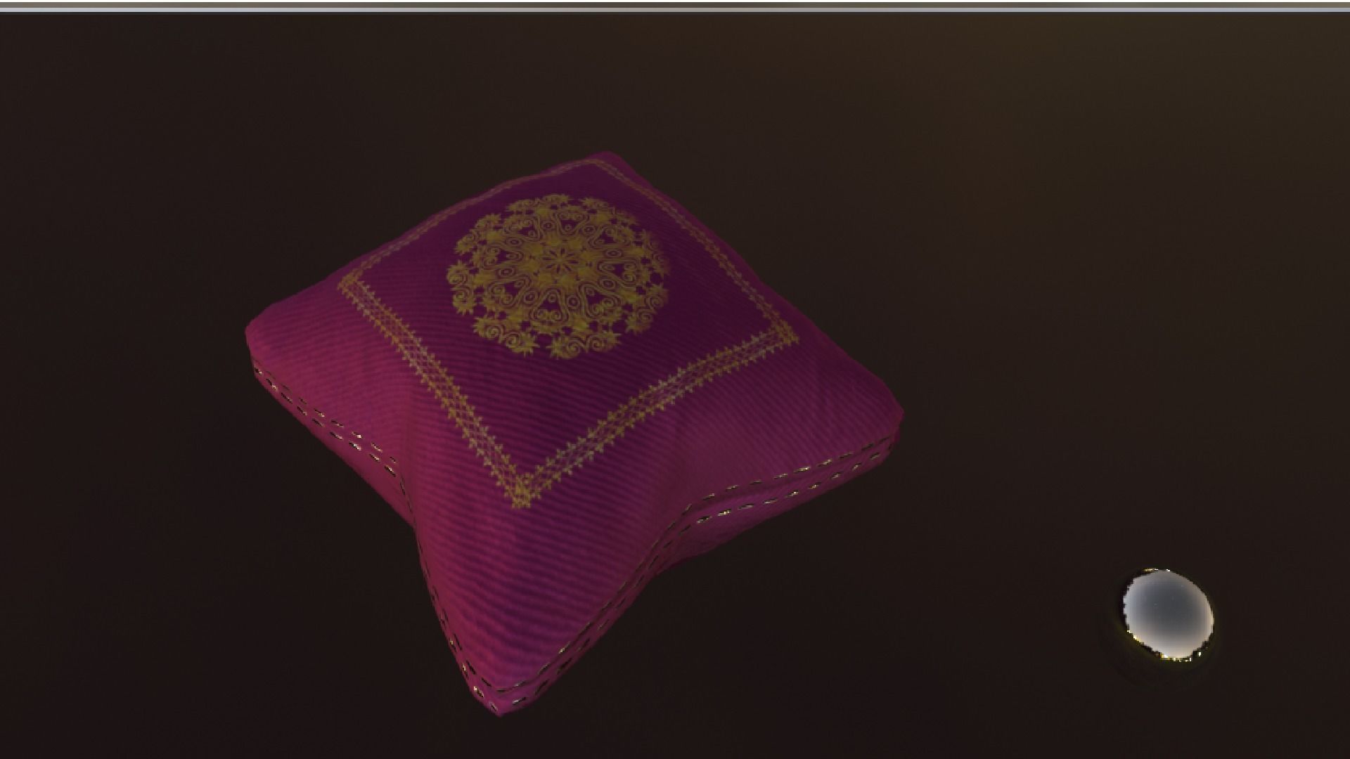 PILLOW SET Low-poly 3D model_17