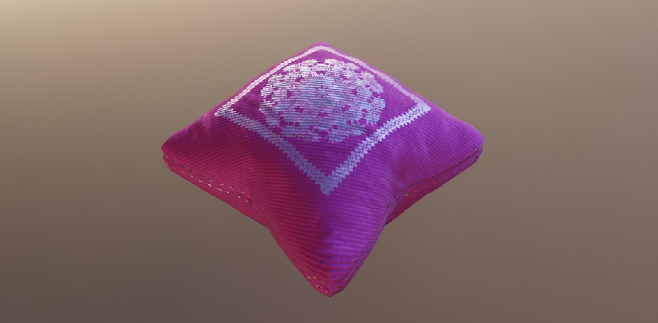 PILLOW SET Low-poly 3D model_96