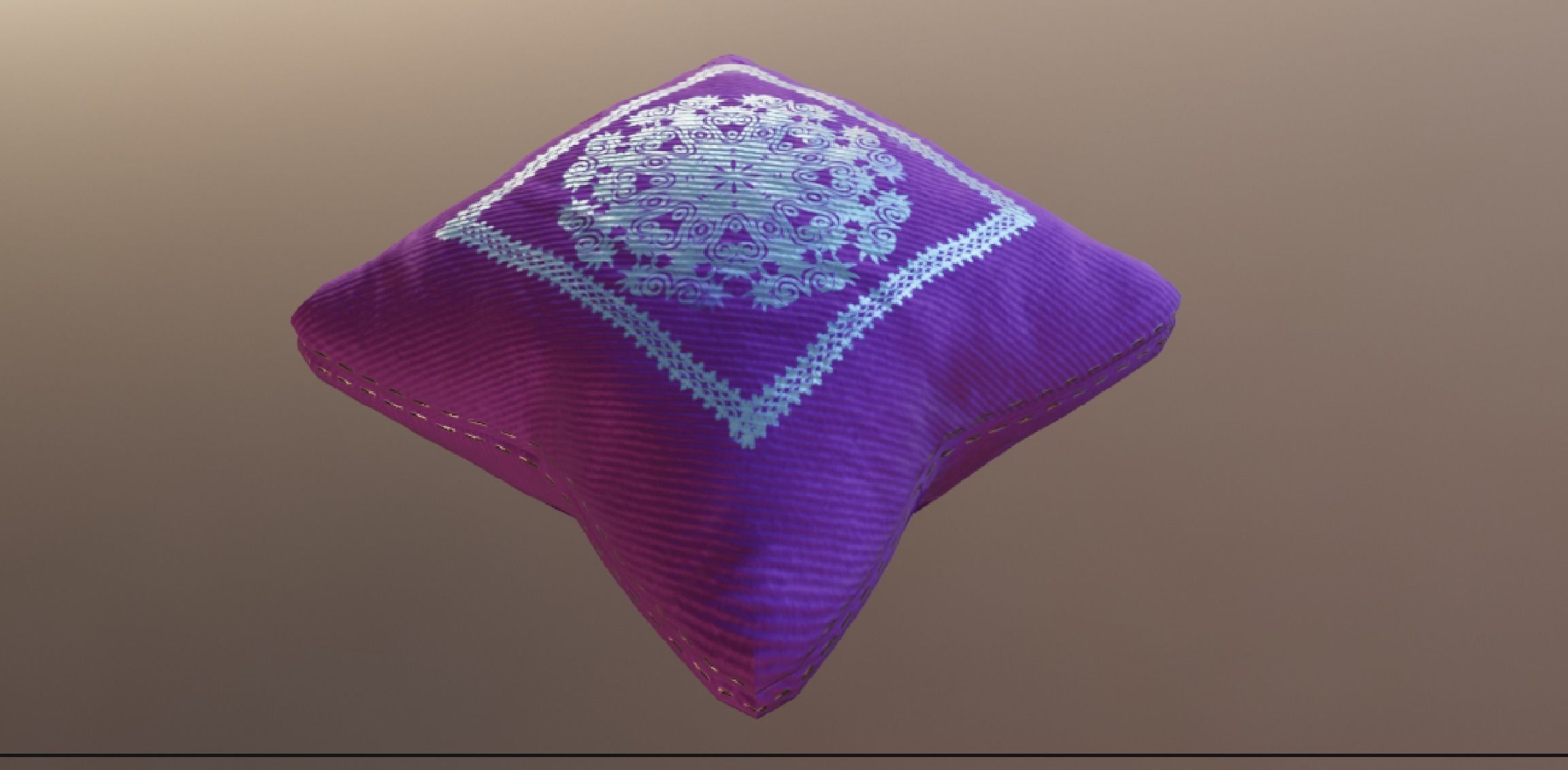 PILLOW SET Low-poly 3D model_102