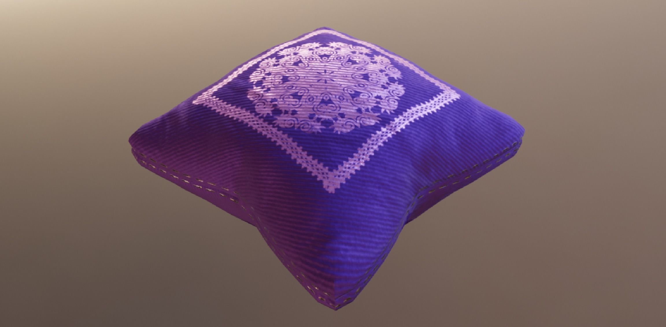PILLOW SET Low-poly 3D model_94