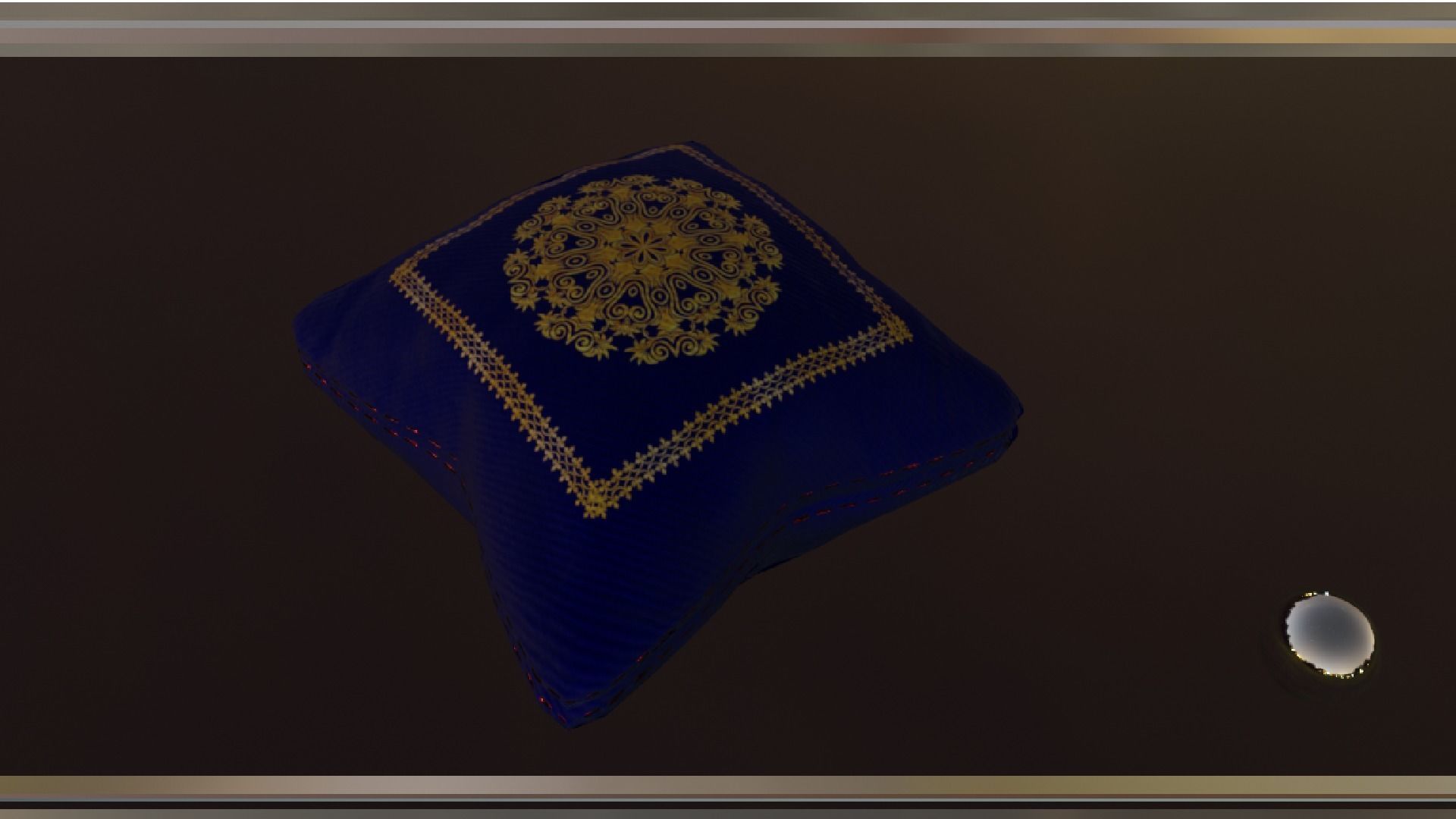 PILLOW SET Low-poly 3D model_32