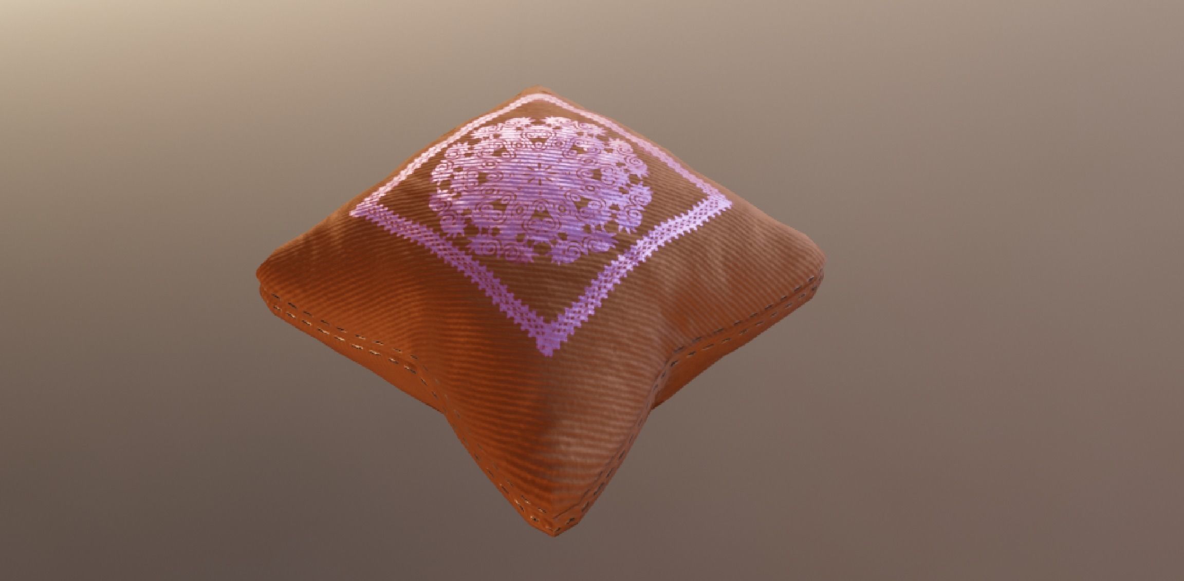 PILLOW SET Low-poly 3D model_80