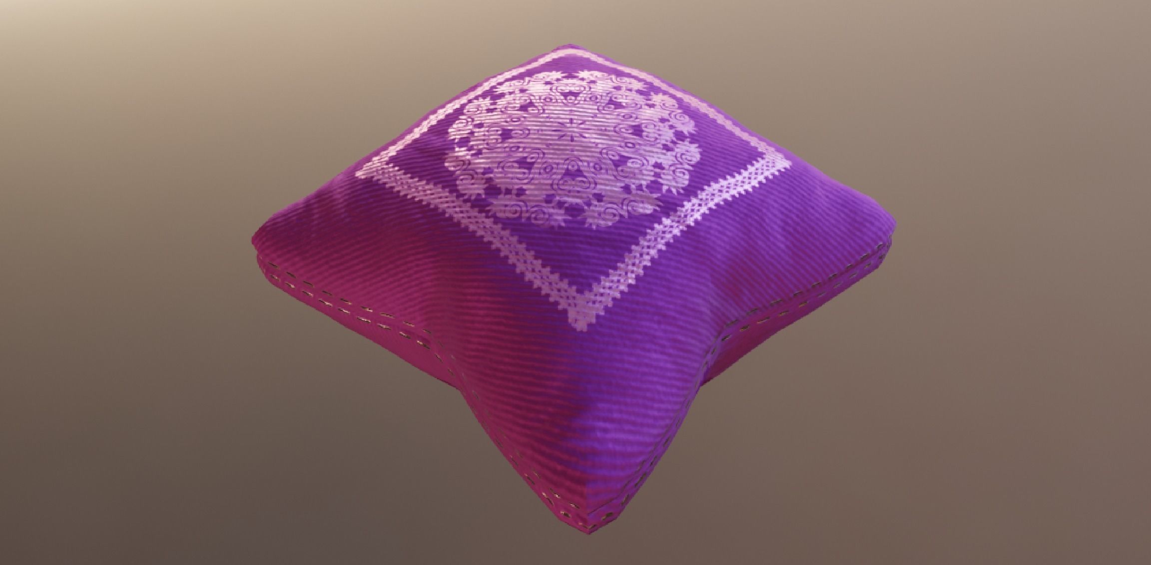 PILLOW SET Low-poly 3D model_85