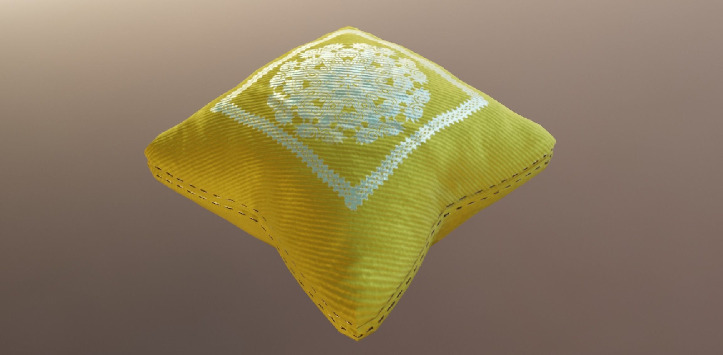 PILLOW SET Low-poly 3D model_89