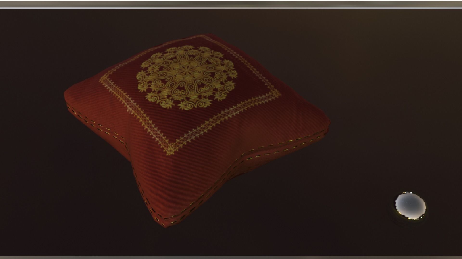 PILLOW SET Low-poly 3D model_24