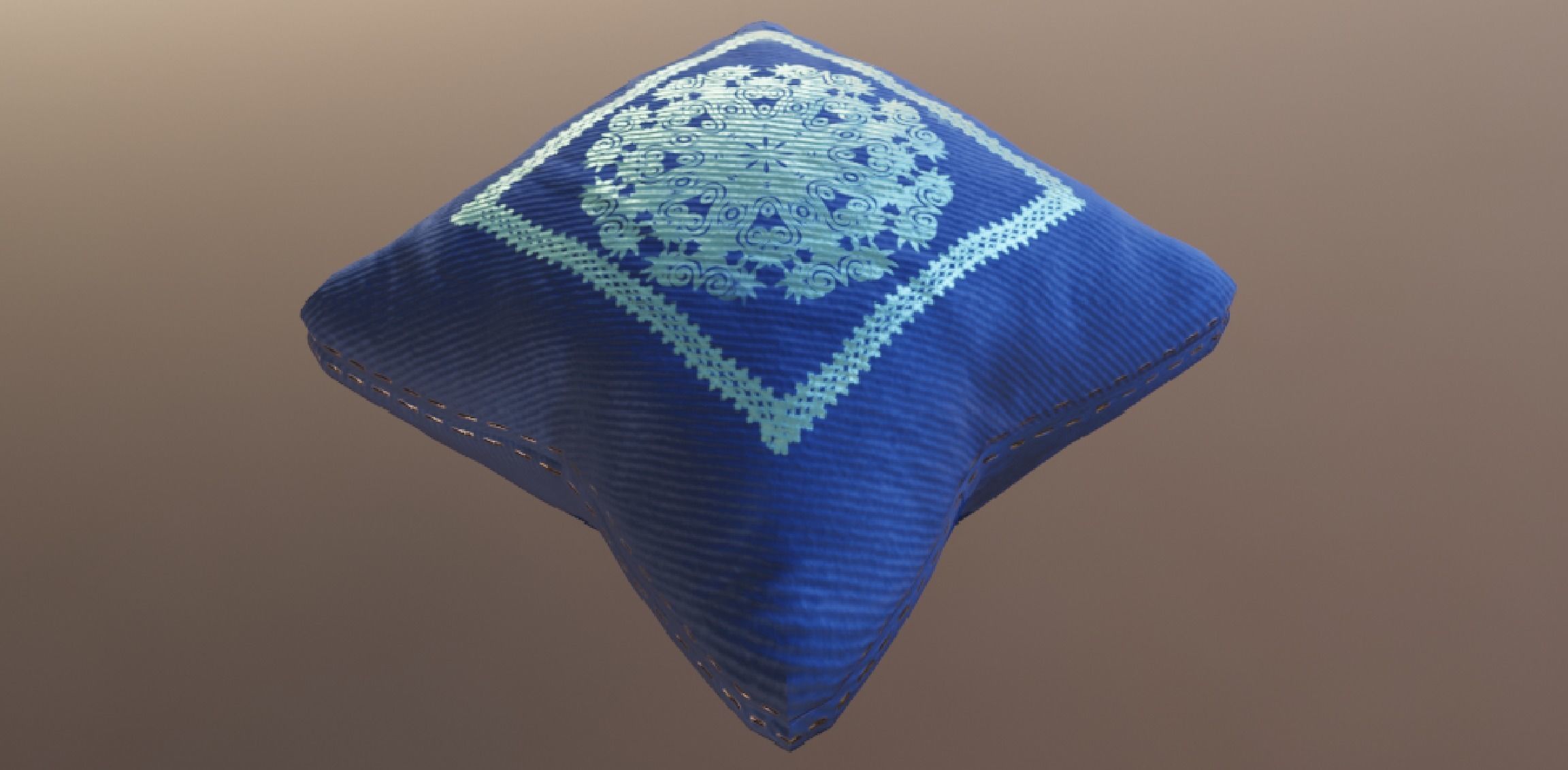 PILLOW SET Low-poly 3D model_77