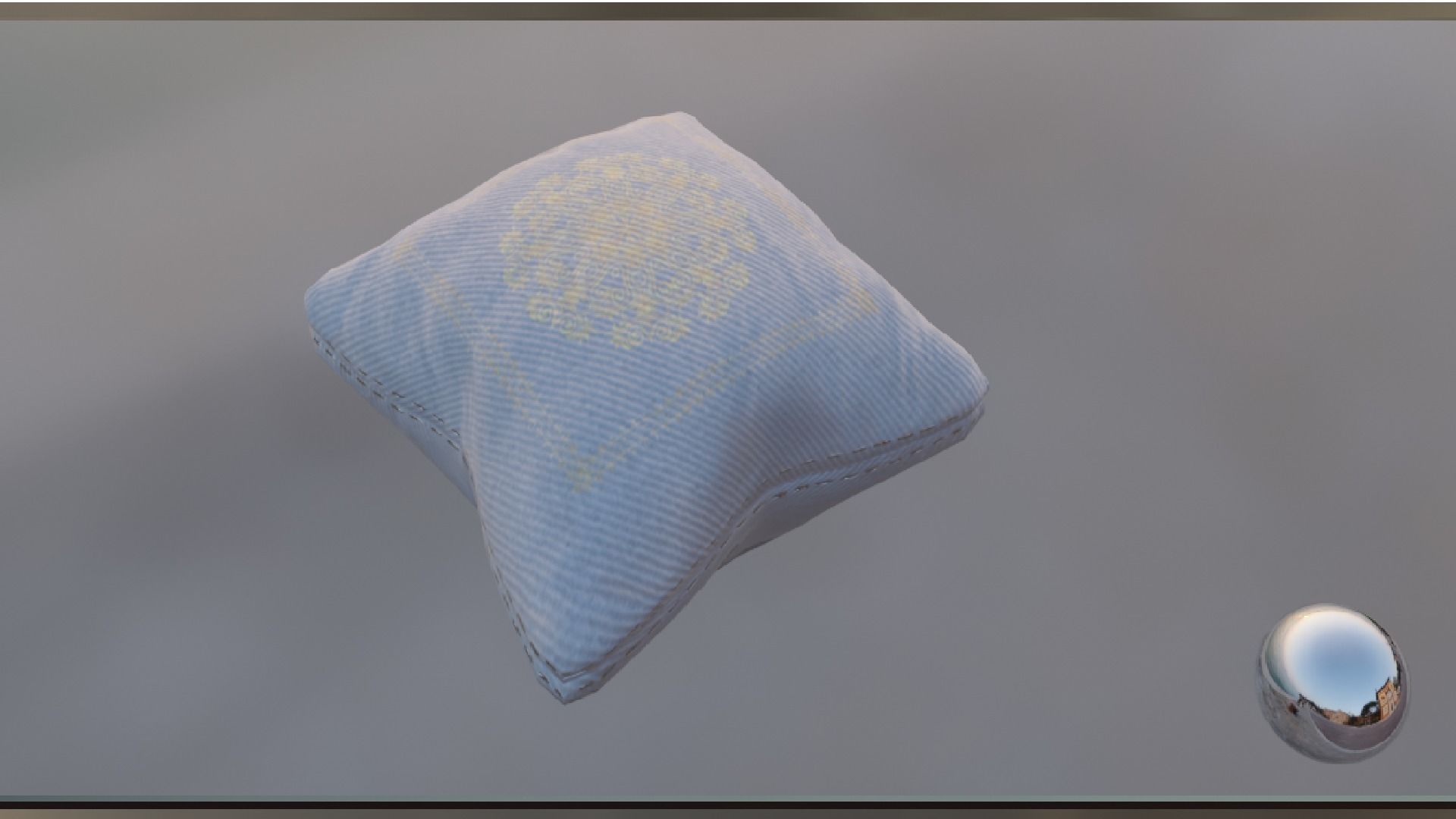 PILLOW SET Low-poly 3D model_35