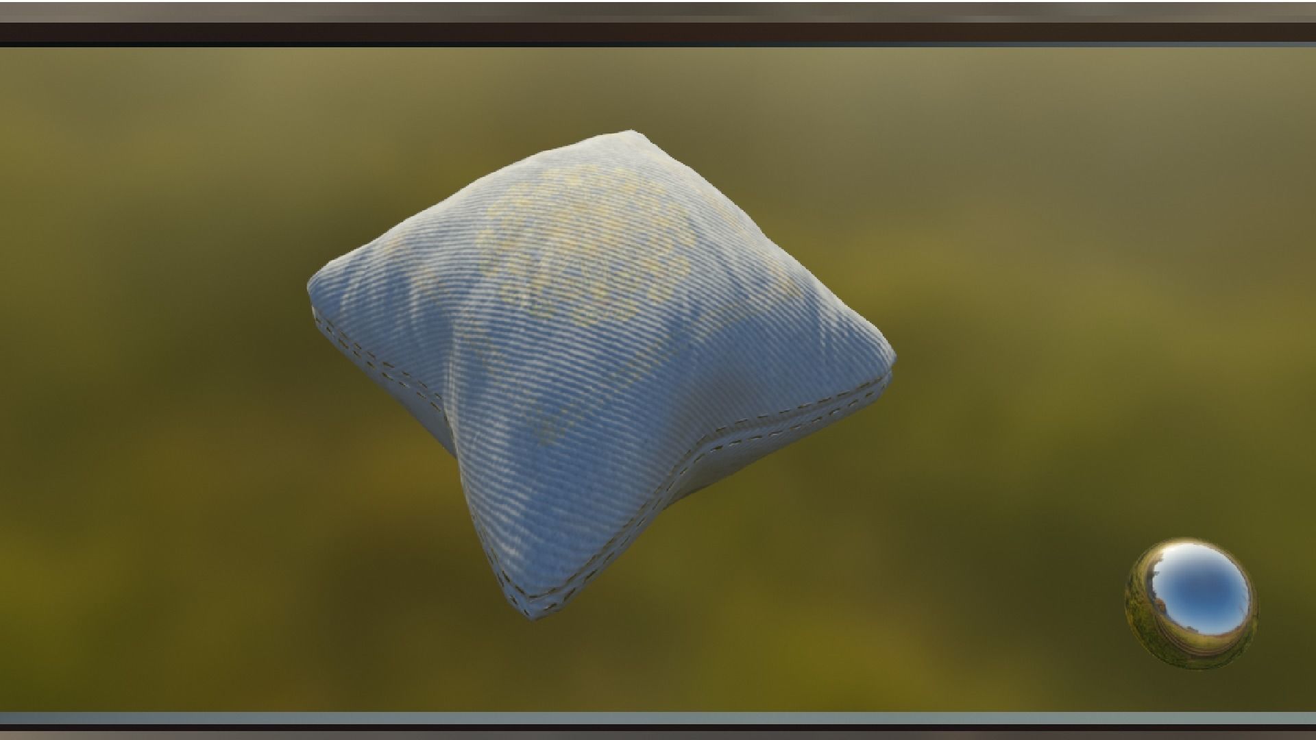 PILLOW SET Low-poly 3D model_40
