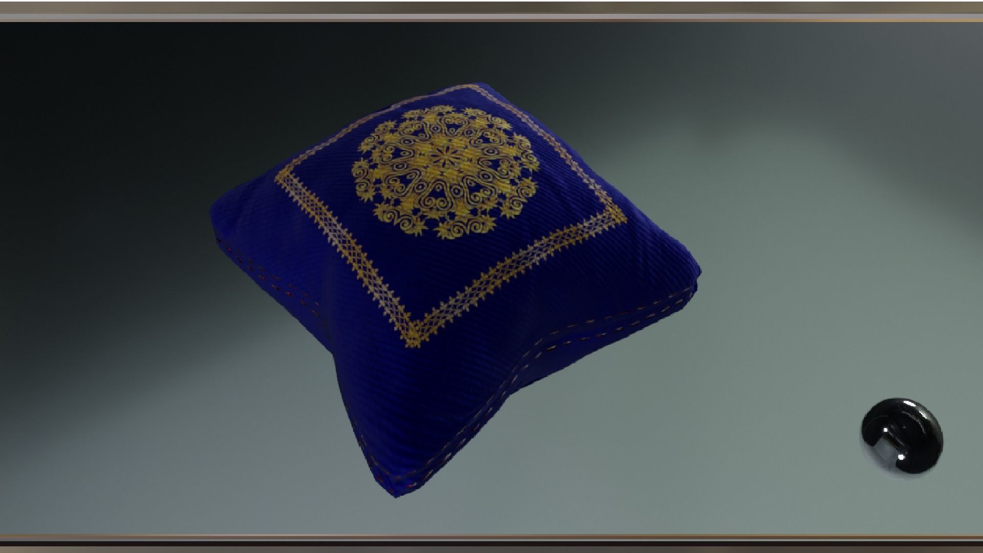 PILLOW SET Low-poly 3D model_28