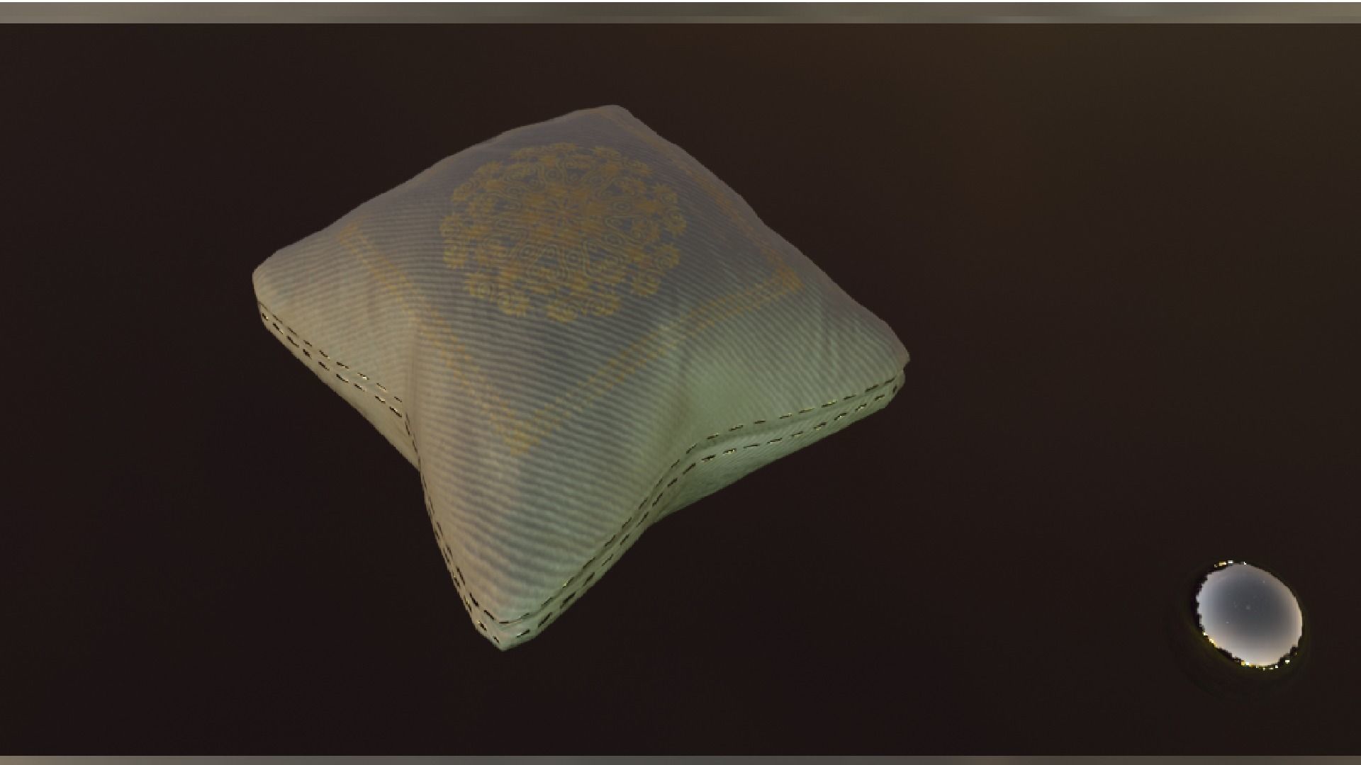 PILLOW SET Low-poly 3D model_41