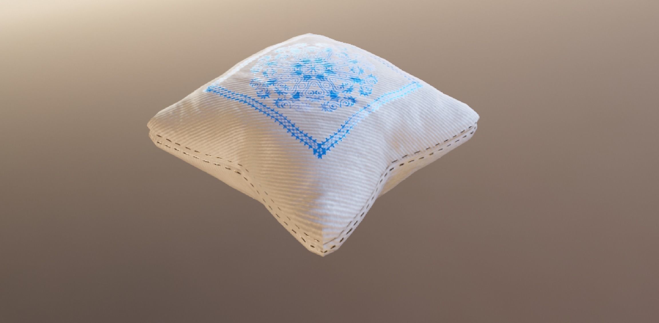 PILLOW SET Low-poly 3D model_59