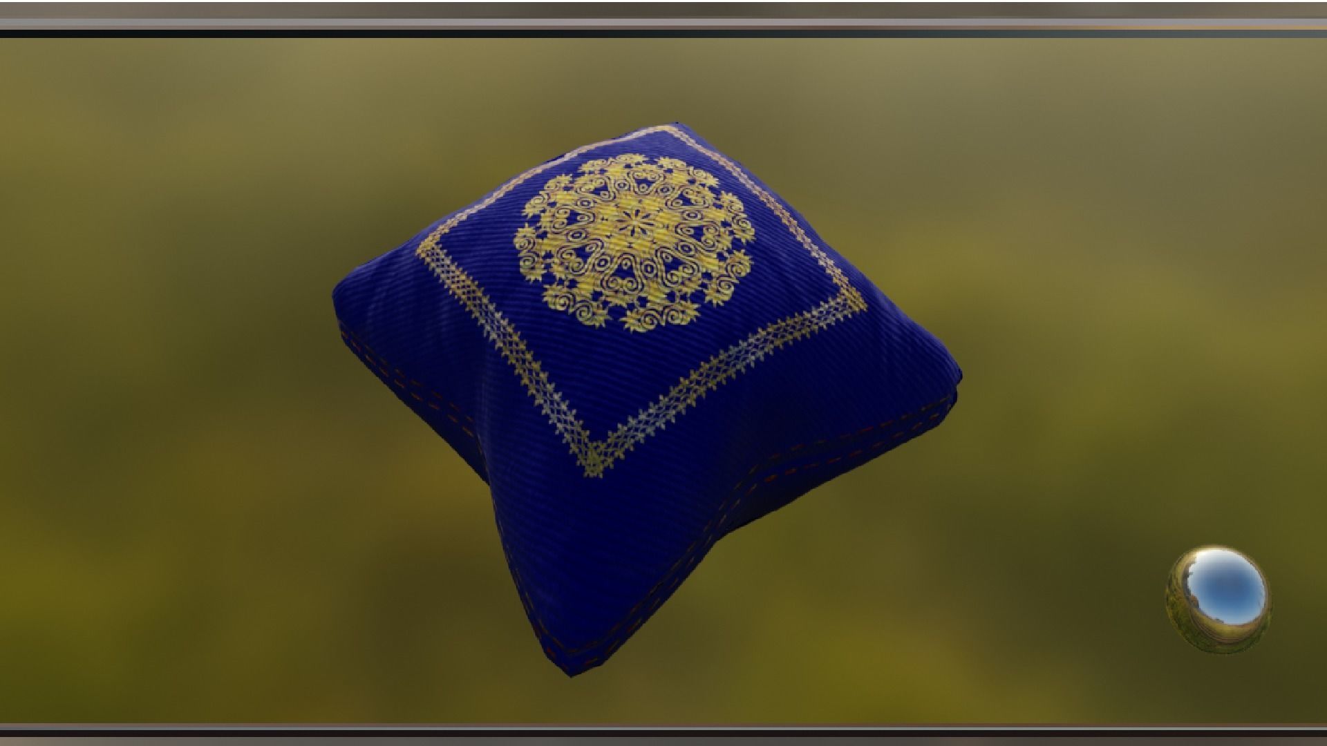 PILLOW SET Low-poly 3D model_31