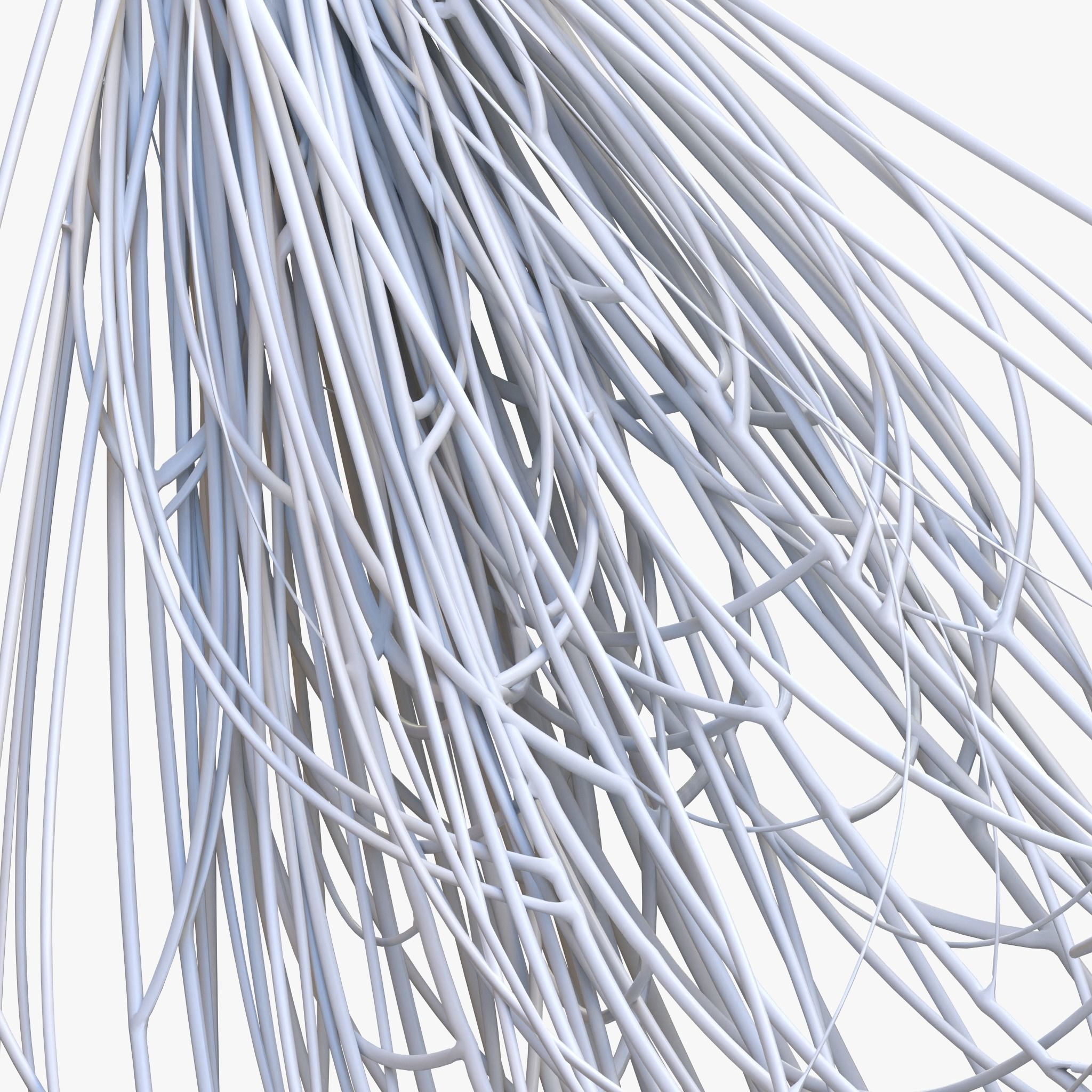 Cable Wire Web 3D model_2