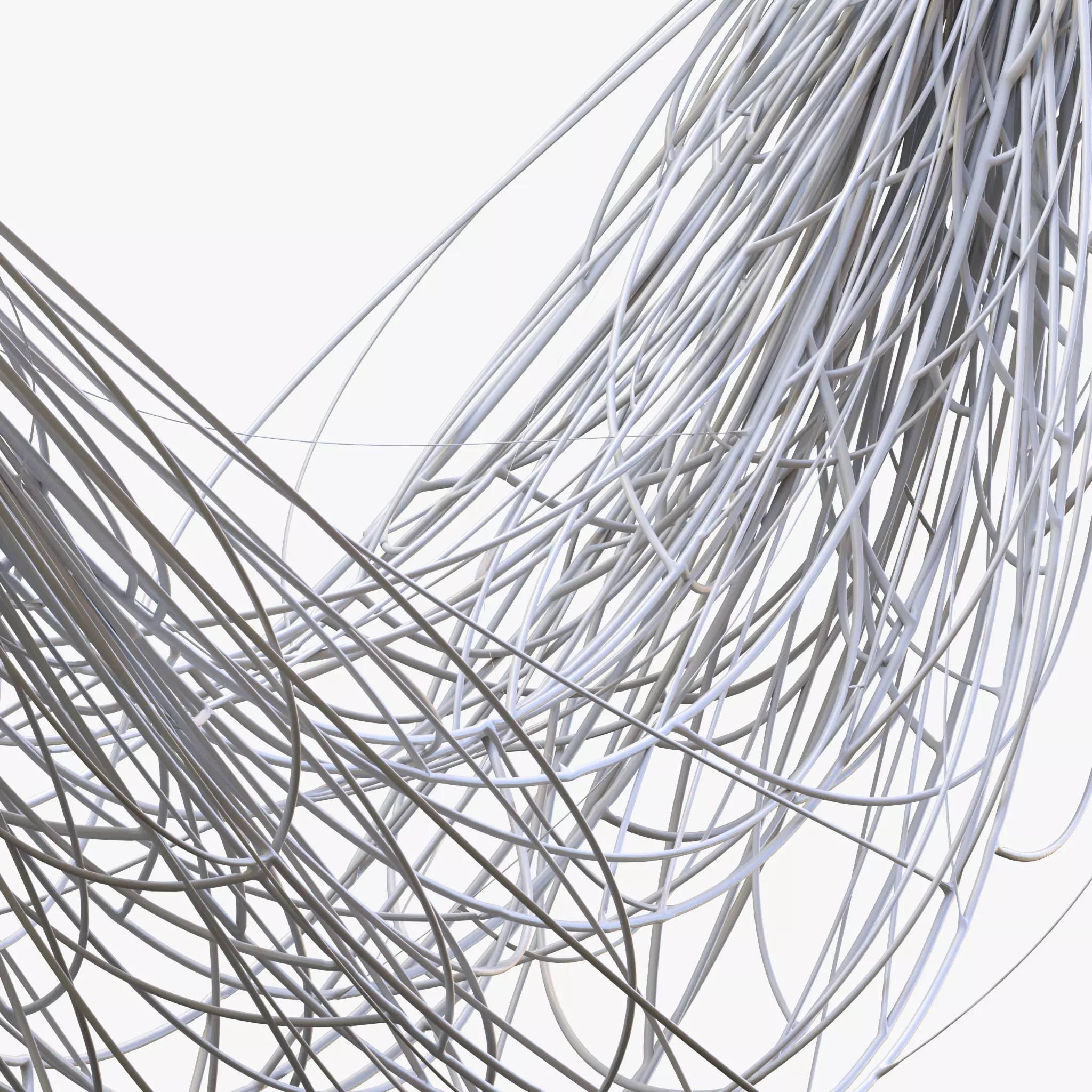 Cable Wire Web 3D model_0