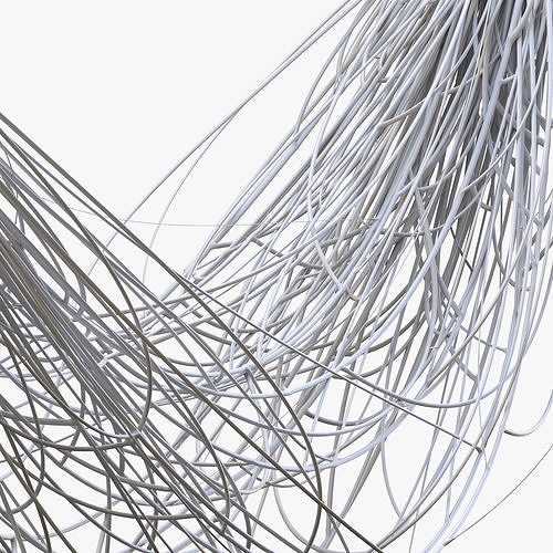 Cable Wire Web 3D model