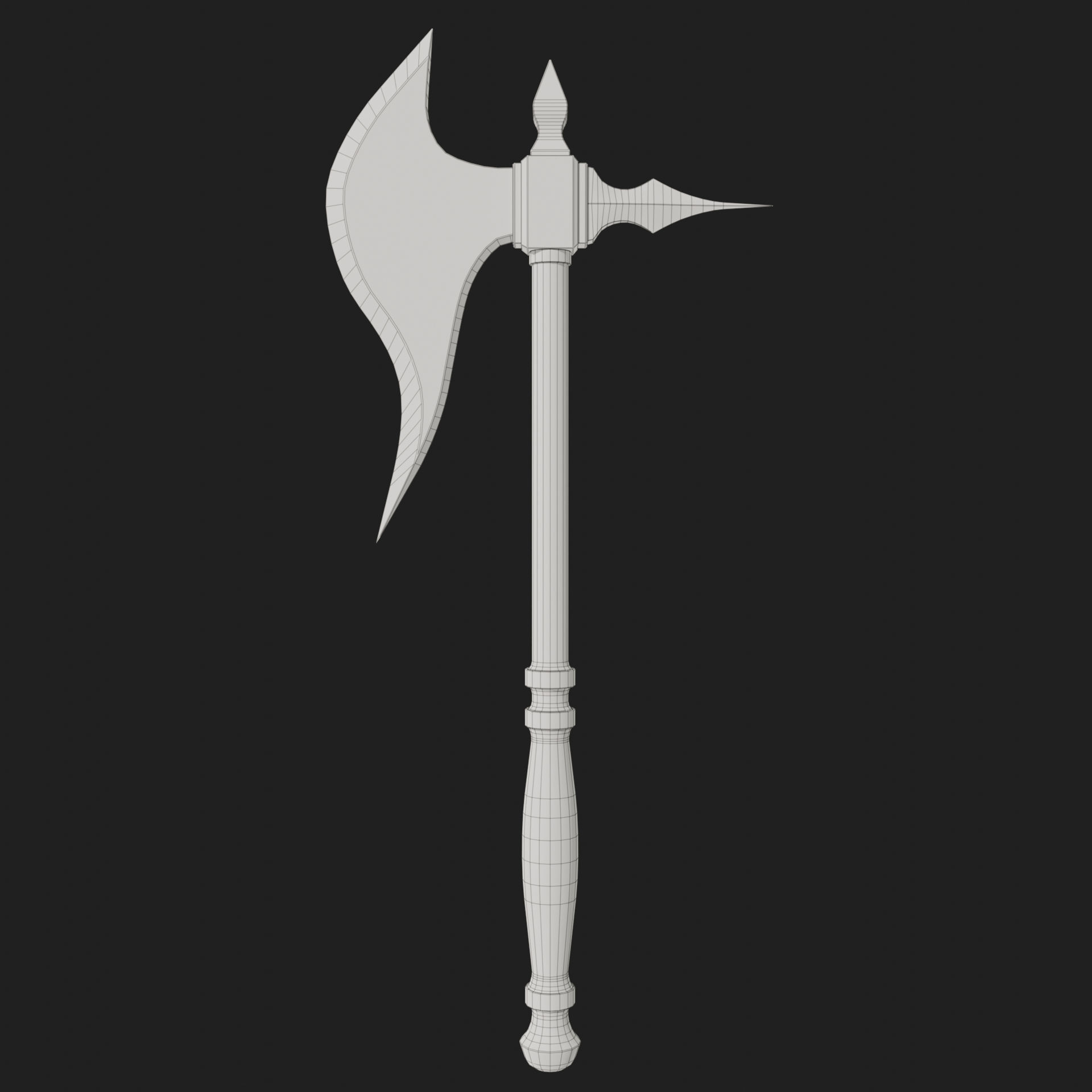 Game ready medieval axes collection _7