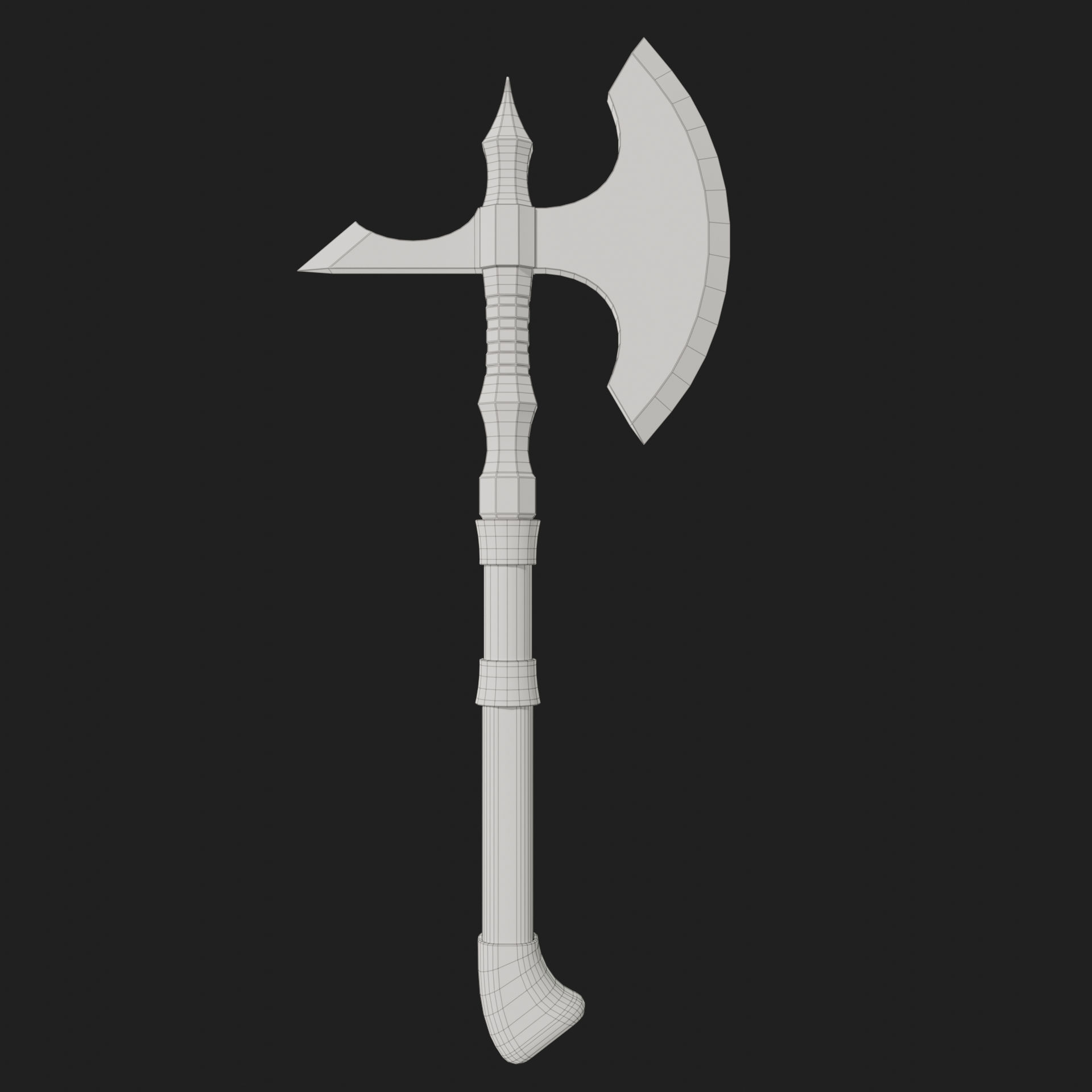 Game ready medieval axes collection _8