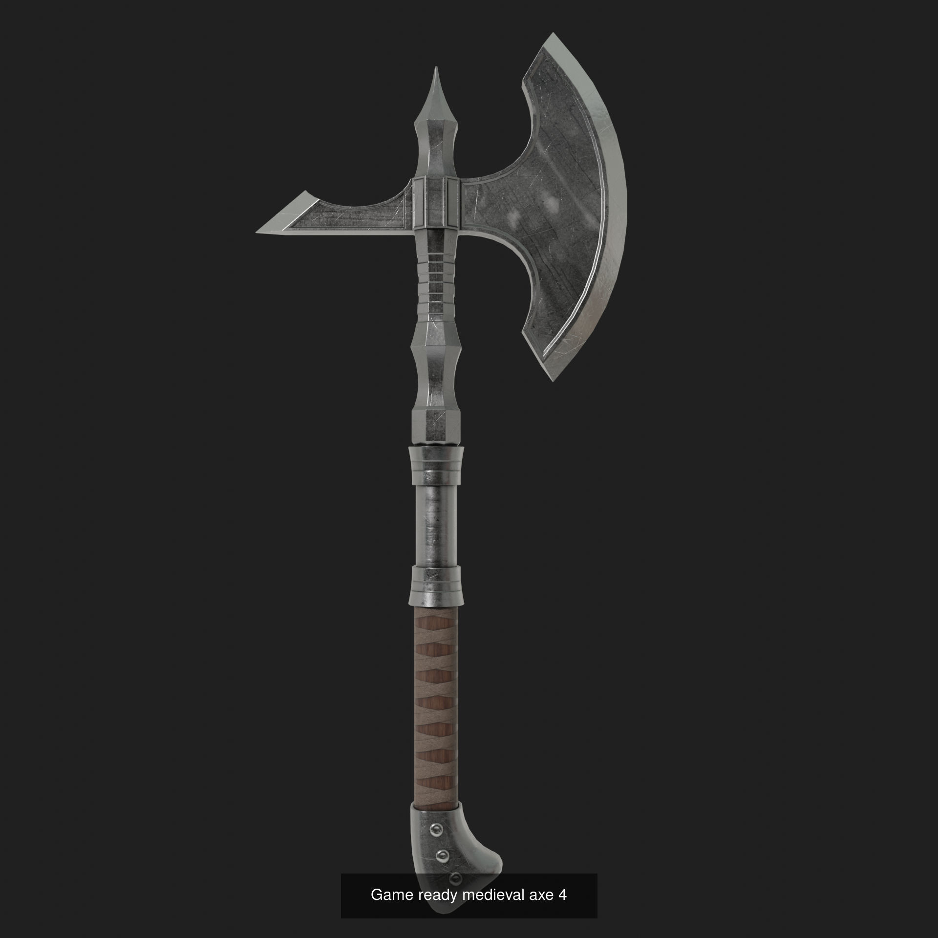 Game ready medieval axes collection _4