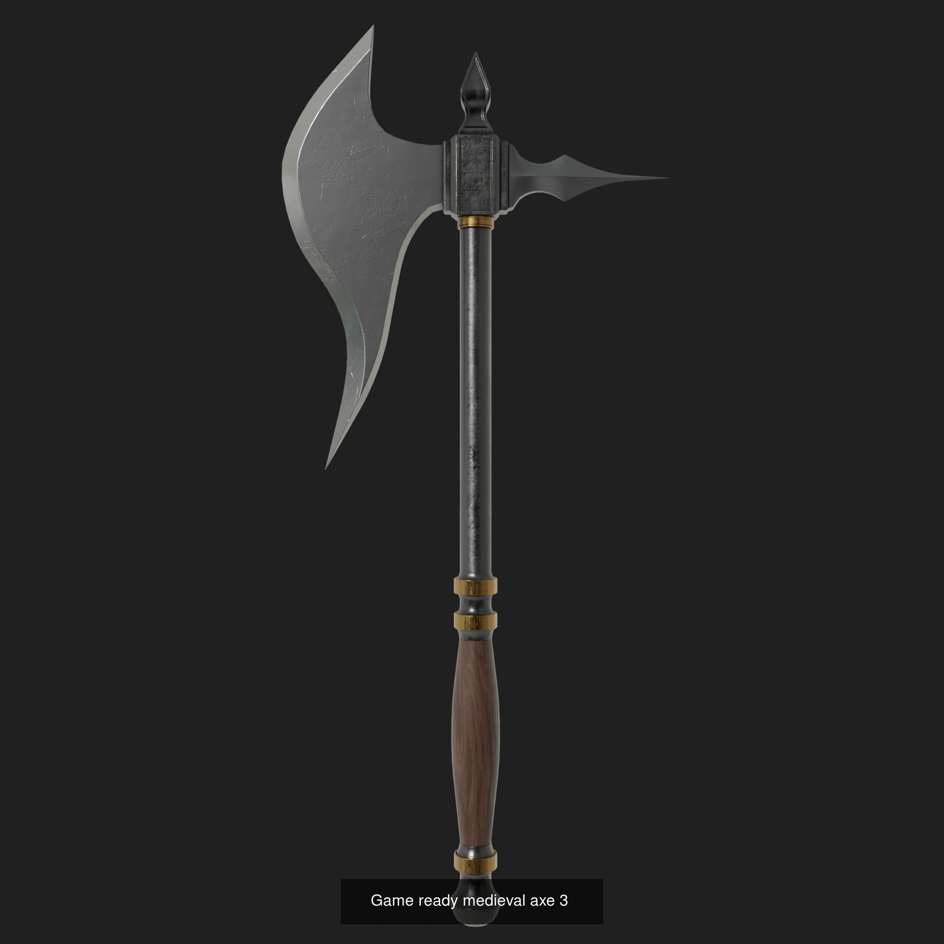 Game ready medieval axes collection _3