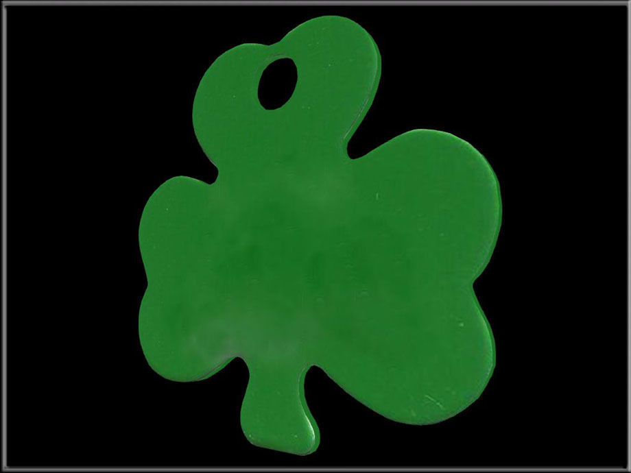 Shamrock Tag Low-poly 3D model_3