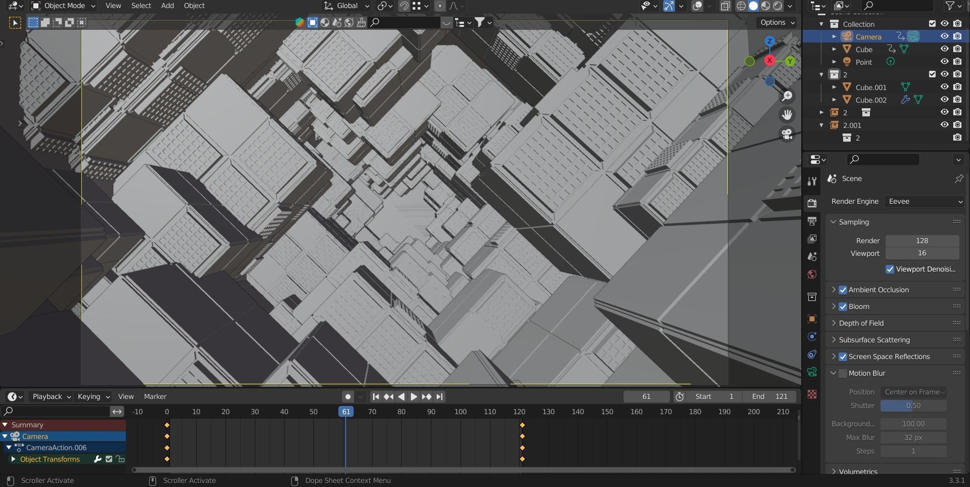 space  Low-poly 3D model_7